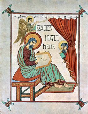Veil (Matthew, Lindisfarne Gospels)